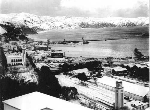 Philippeville,sous la neige en 1957.jpg (28674 octets)